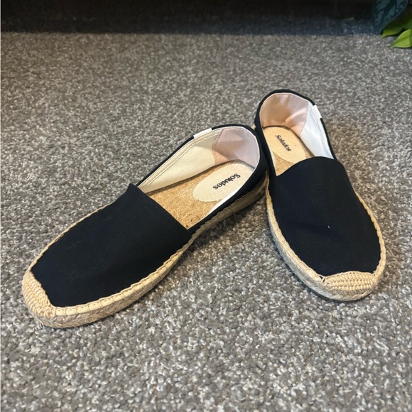 Soludos Dali Black Espadrilles Size 39 - Picture 5 of 5